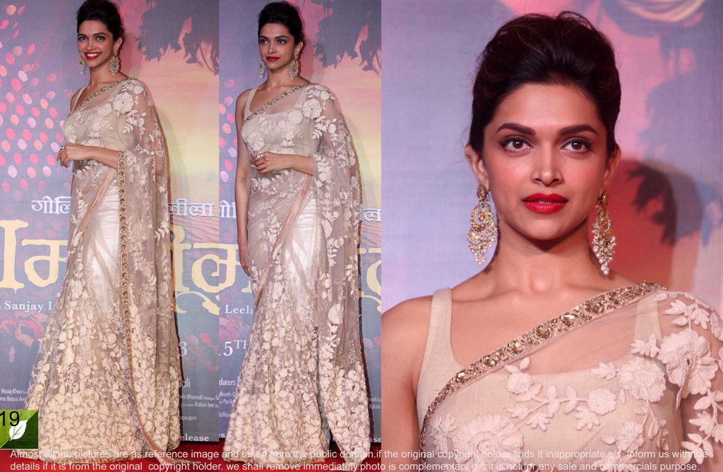 Deepika padukone saree hot sale online flipkart