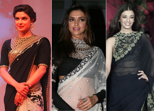 Bollywood actress in High-Neck Designer Blouse Designs