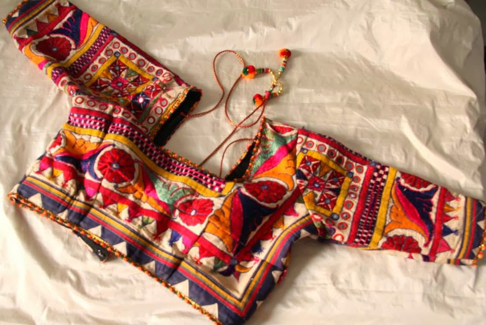 Kutch embroidery on blouses