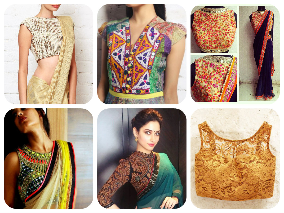 10 DIFFERENT TYPES OF EMBROIDERY EMBELLISHMENTS ON BLOUSES 35 Pics 