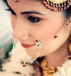 Bridal nose ring