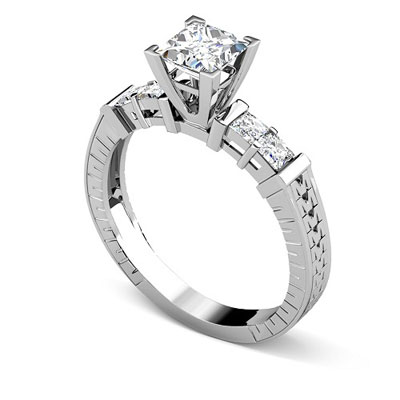 Diamond wedding ring