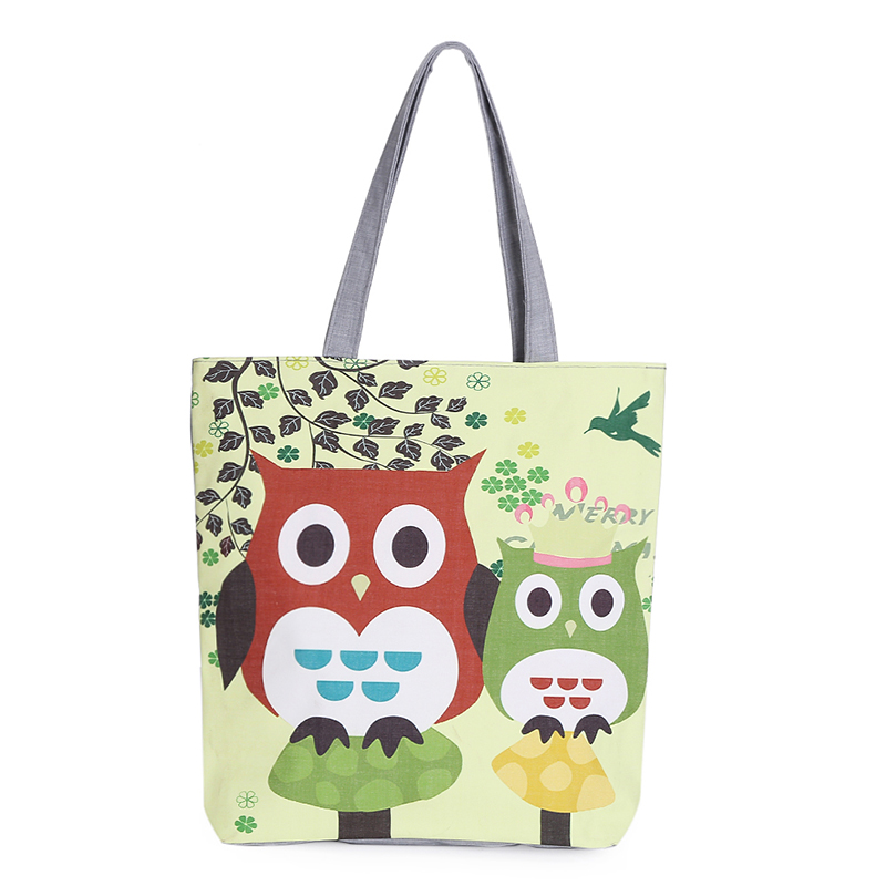 Tote bags with owls