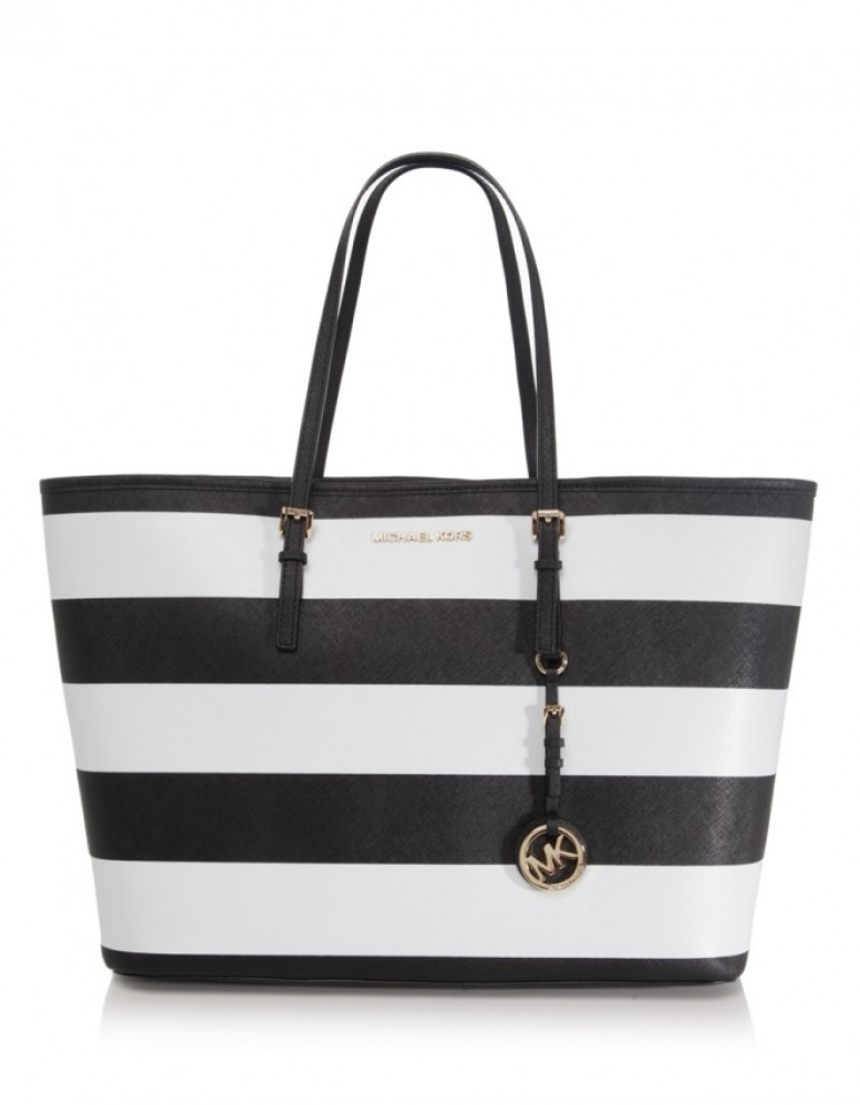 Tote bags with stripes
