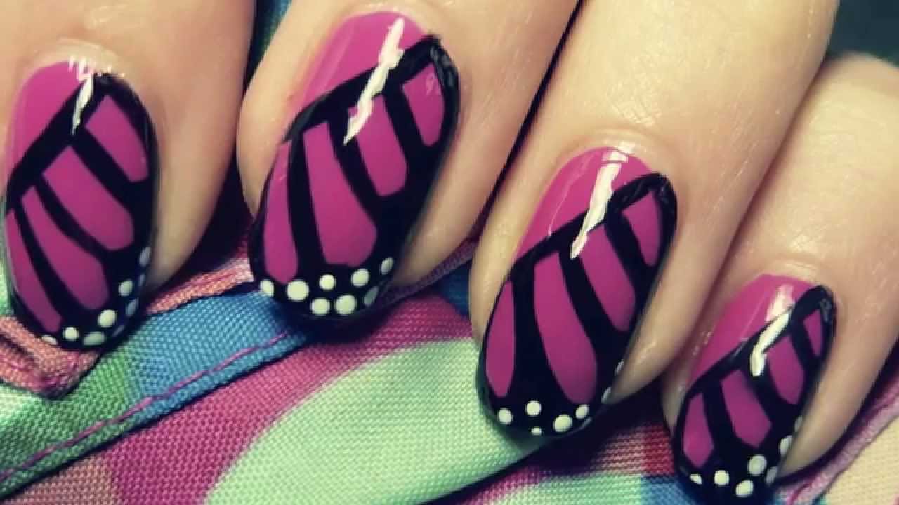 Butterfly nail art designs