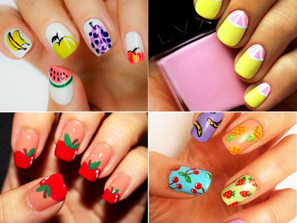 Fruits nail art designs