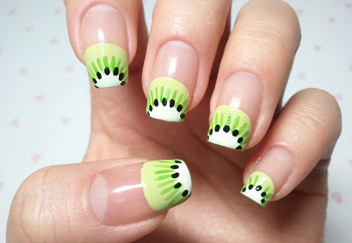 Kiwi nail art