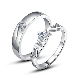 Platinum couples wedding rings