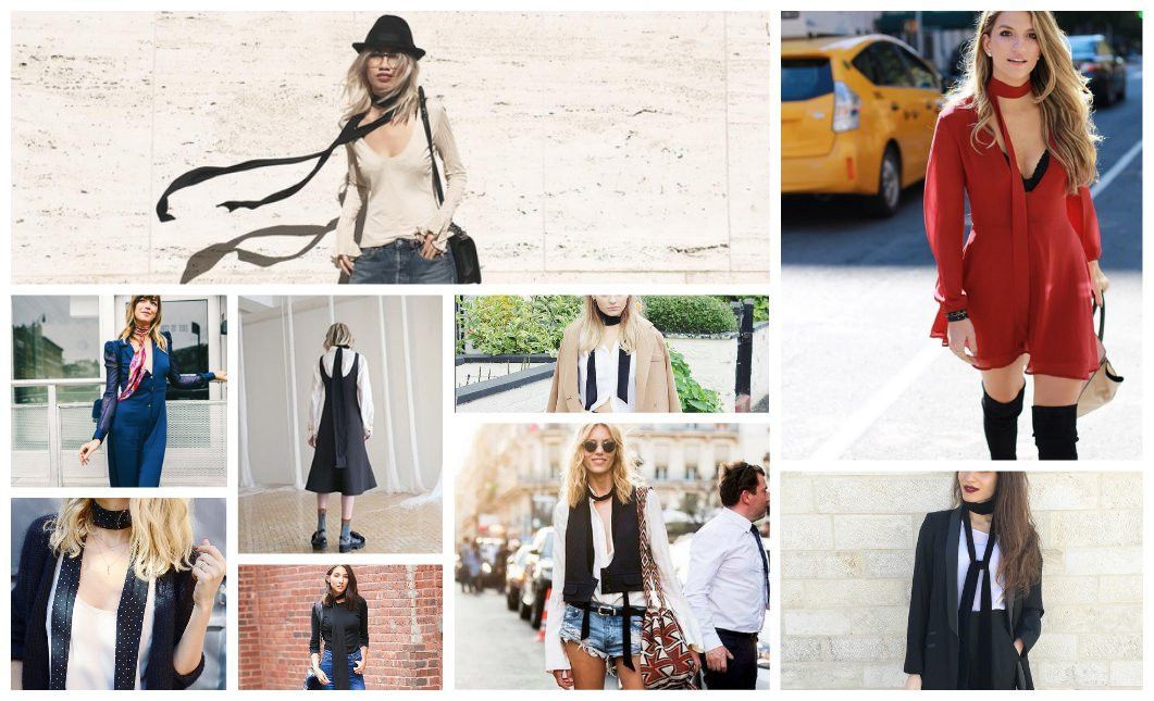 Skinny scarf inspiration