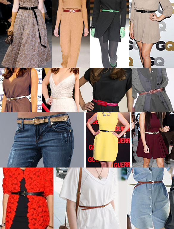 Skinny belts for every outfit