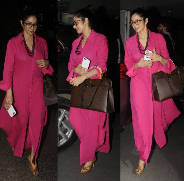 Sreedevi Kapoor's Airport Look