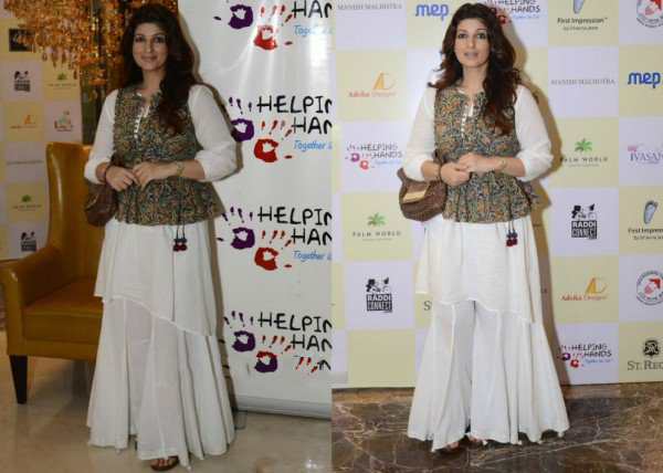 Twinkle Khanna's Look