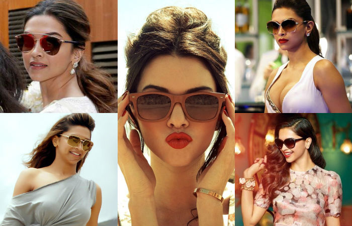 Deepika Padukone with sunglasses.