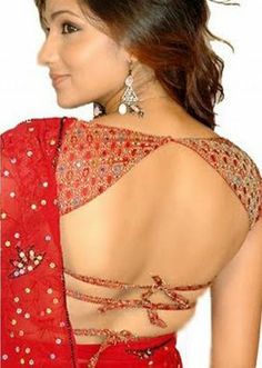 string style saree blouse type 2