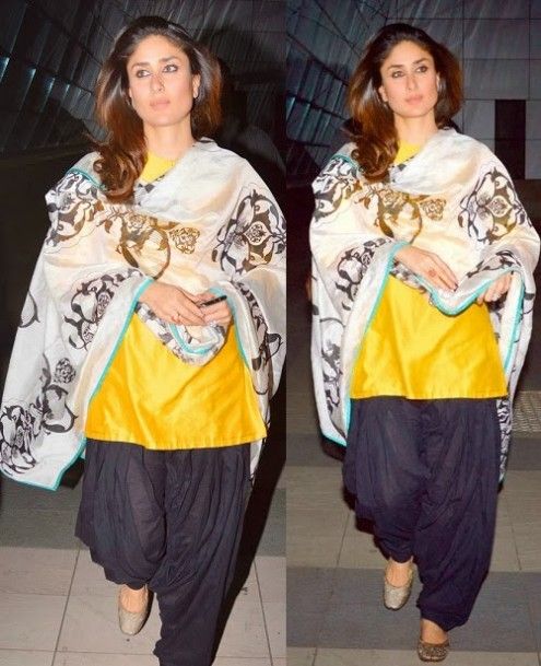 Kareena Kapoor Khan wearing Patiala Salwar