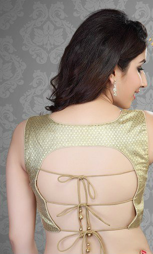 string style saree blouse