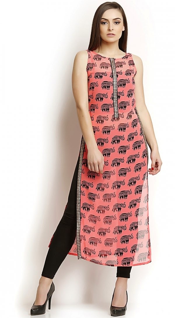 Long Kurti With Jeans - Go Smart And Bold, The Indian Ethnic Way At ...