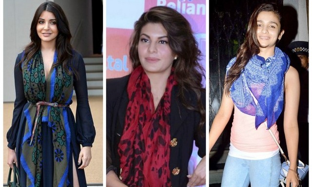 Bollywood celebrities adoring scarves 