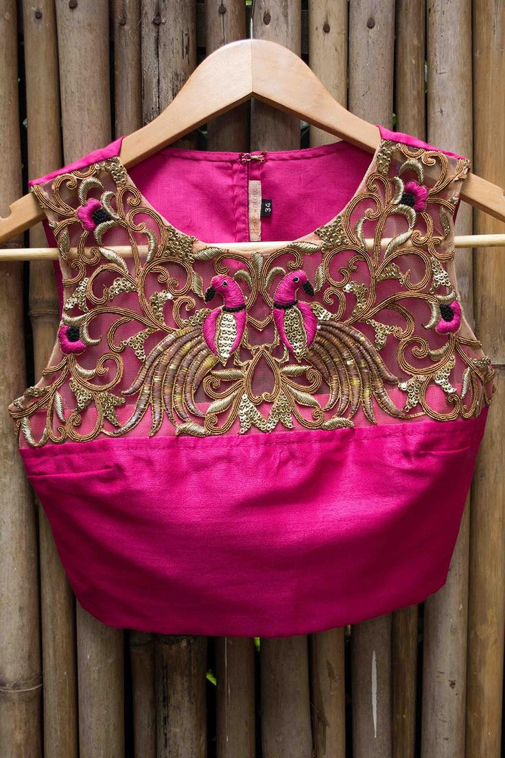 Cutwork embroidery on blouses