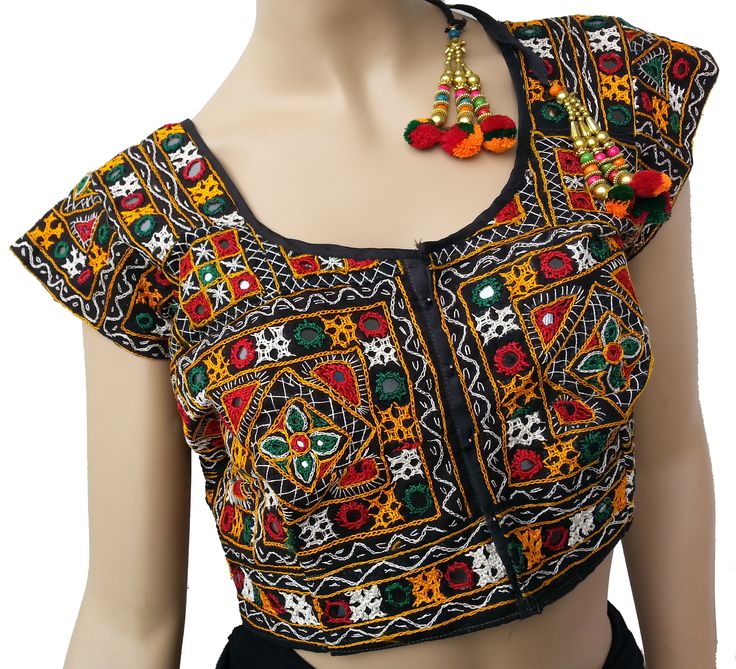 Kutch embroidery on blouses