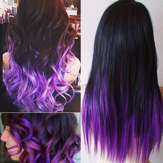 Color hair extensions
