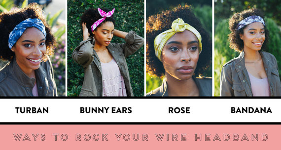 Ways to style wire headband