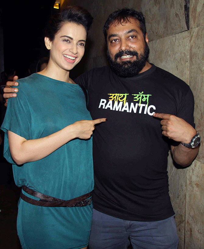 Kangana with Anurag Kashyap