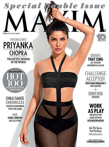 Priyanka on the Maxim Cover