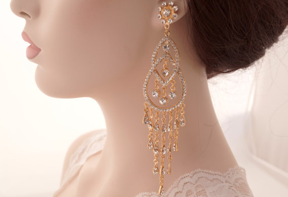 Swaroski crystal earrings