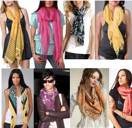 Stylish ways to tie a scarf