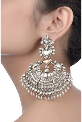 Silver earrings