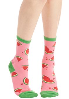 Watermelon socks