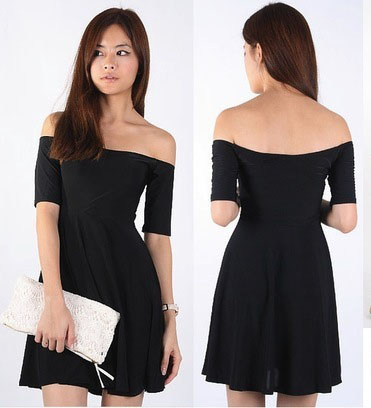 Another off shoulder dress