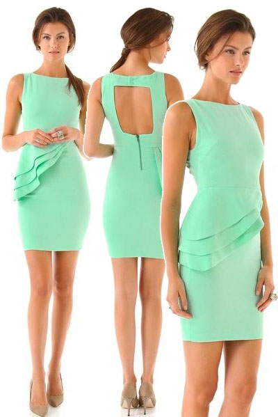 Peplum dress