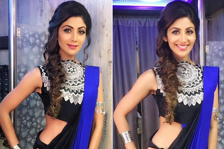 Shilpa Shetty rocking the maharani blouse