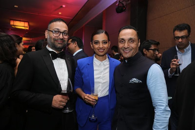 Che Kurrien with Radhika Apte and Rahul Bose