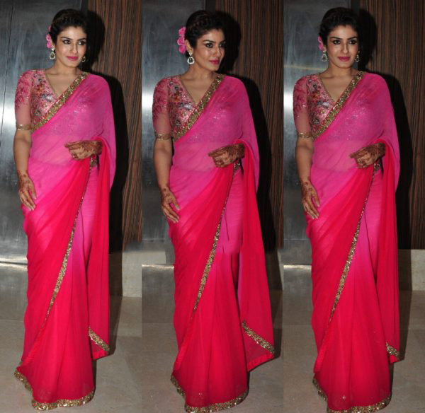 Raveena Tandon's look