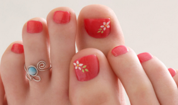 Cute Toe Nail Design
