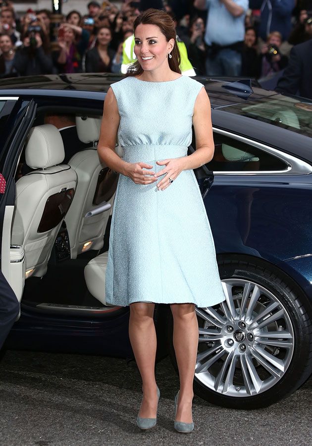 Kate Middleton wows in A-line pastel frock.