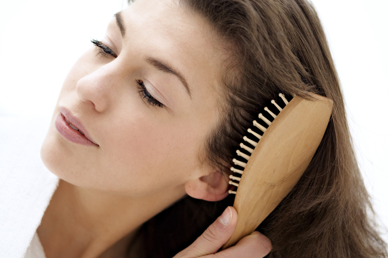 Brush your hair to remove dirt