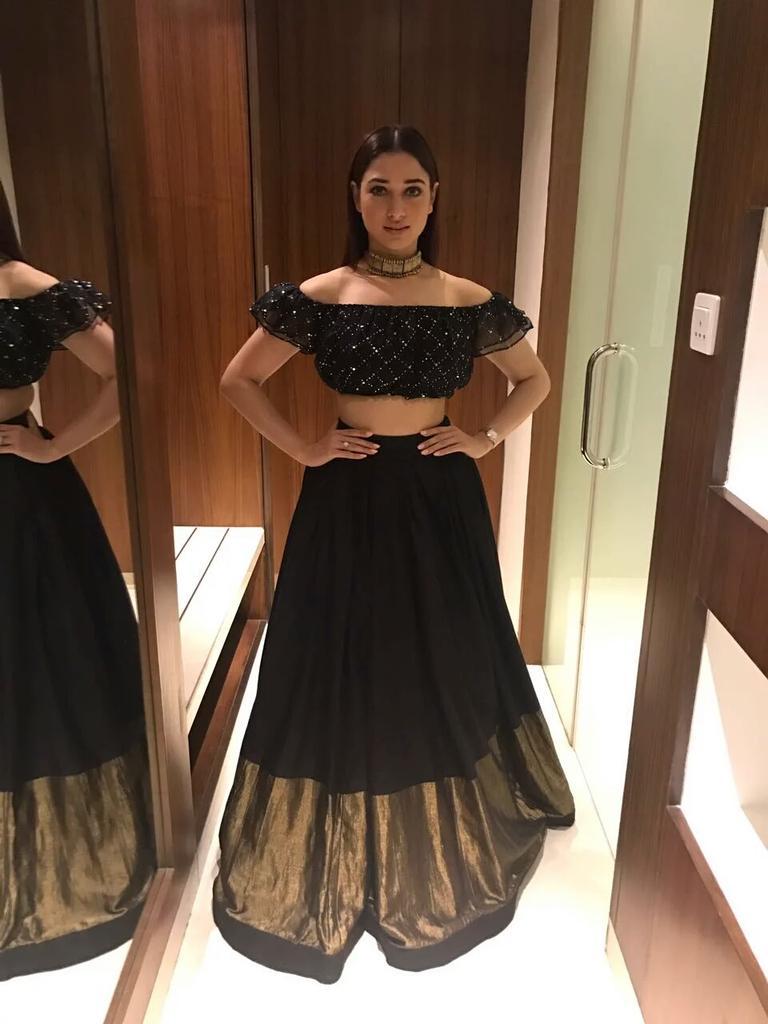 Tamannaah's fusion look